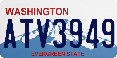 WA license plate ATV3949