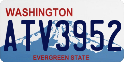 WA license plate ATV3952