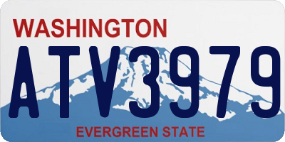 WA license plate ATV3979