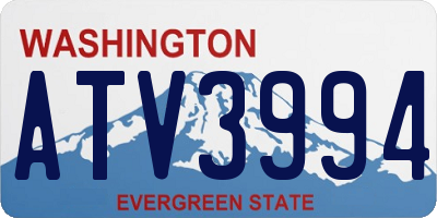 WA license plate ATV3994