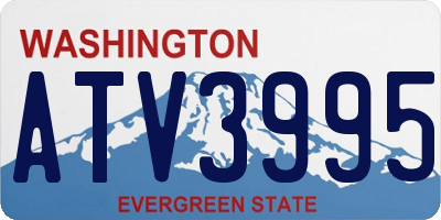 WA license plate ATV3995
