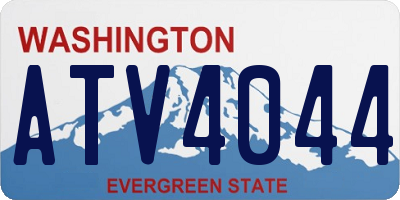 WA license plate ATV4044