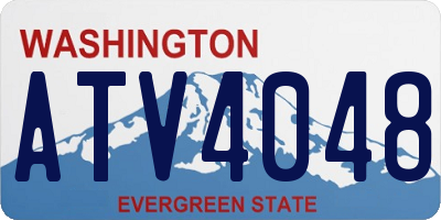 WA license plate ATV4048