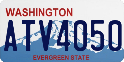 WA license plate ATV4050