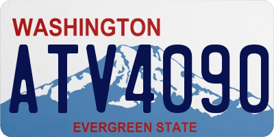 WA license plate ATV4090