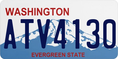 WA license plate ATV4130