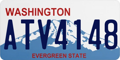 WA license plate ATV4148