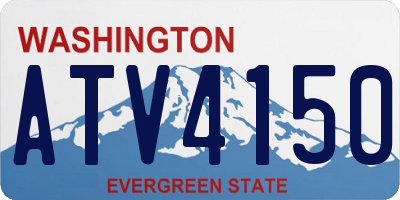 WA license plate ATV4150