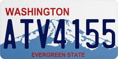 WA license plate ATV4155