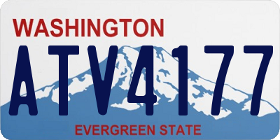 WA license plate ATV4177