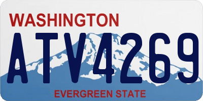 WA license plate ATV4269