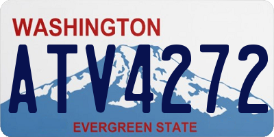WA license plate ATV4272