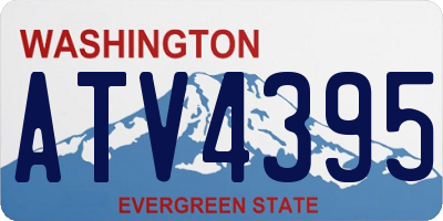 WA license plate ATV4395