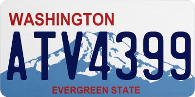 WA license plate ATV4399