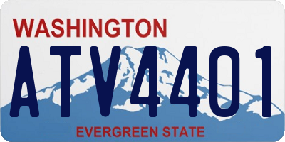 WA license plate ATV4401