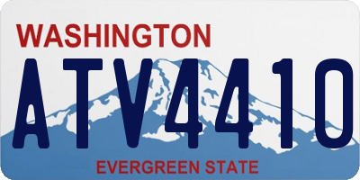 WA license plate ATV4410