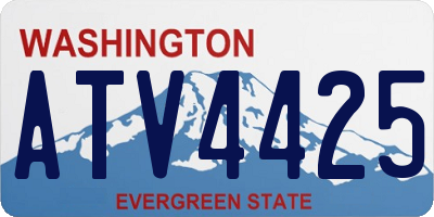 WA license plate ATV4425