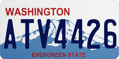 WA license plate ATV4426