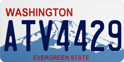 WA license plate ATV4429