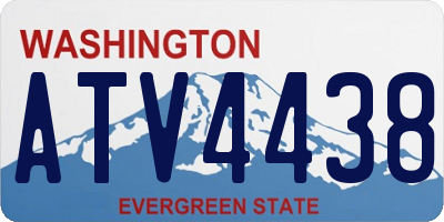 WA license plate ATV4438