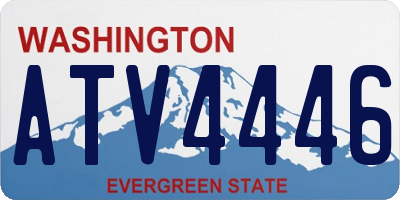 WA license plate ATV4446