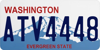WA license plate ATV4448