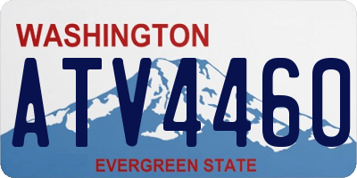 WA license plate ATV4460
