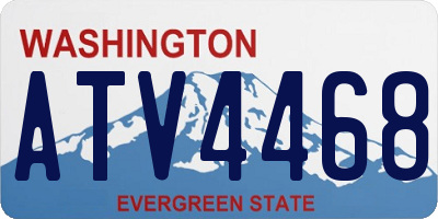 WA license plate ATV4468