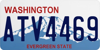 WA license plate ATV4469