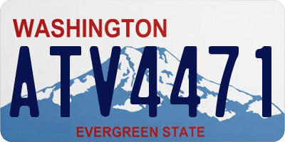 WA license plate ATV4471