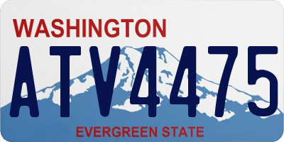 WA license plate ATV4475