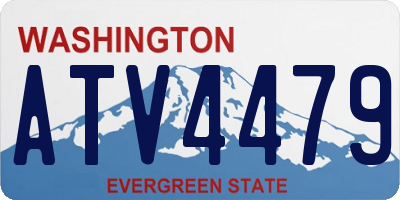 WA license plate ATV4479