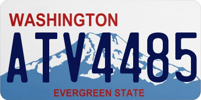 WA license plate ATV4485