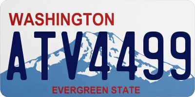 WA license plate ATV4499