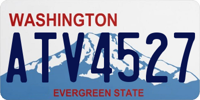 WA license plate ATV4527