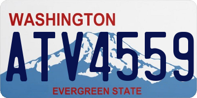 WA license plate ATV4559