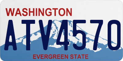 WA license plate ATV4570