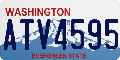 WA license plate ATV4595