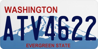 WA license plate ATV4622