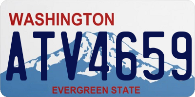 WA license plate ATV4659