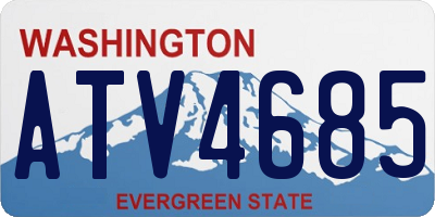 WA license plate ATV4685