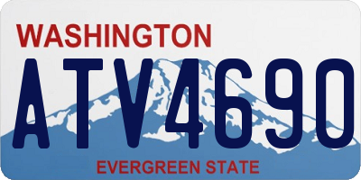 WA license plate ATV4690