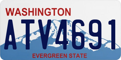 WA license plate ATV4691