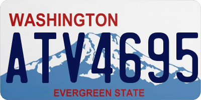 WA license plate ATV4695