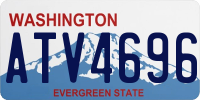 WA license plate ATV4696