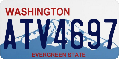 WA license plate ATV4697