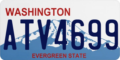 WA license plate ATV4699