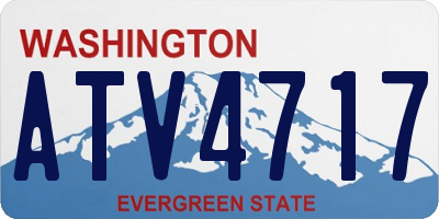 WA license plate ATV4717