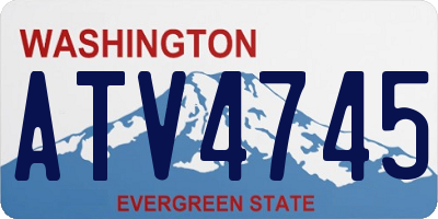 WA license plate ATV4745