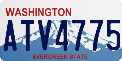 WA license plate ATV4775